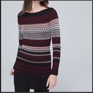 White House black market dress size XL tunic basket weave